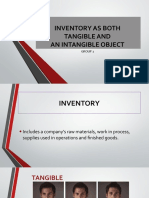 Inventory As Both Tangible and An Intangible Object: Group 1