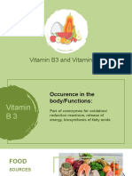 Vitamin B3 and B6
