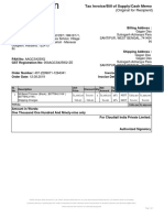 Tax Invoice for Mi Beard Trimmer