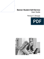 Banner Student Self-Service User Guide 8.7