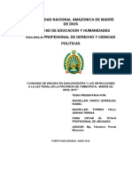 Consumo de Drogas en Adolescentes y Las Infracciones A La Ley Penal 2017 PDF