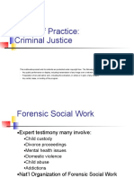 Fields of Practice: Criminal Justice