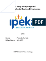 Faktor Yang Mempengaruhi Keragaman Sosial Budaya Di Indonesia