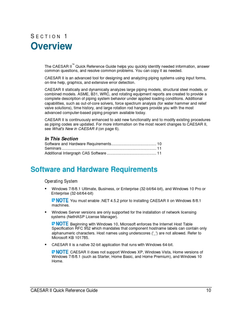 Software and Hardware Requirements: Ection | PDF | Windows 10 ...