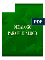 Decálogo para El Diálogo