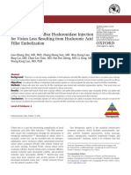 Efficacy of Retrobulbar Hyaluronidase Injection For Vision Loss Resulting From Hyaluronic Acid Filler Embolization