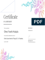 Arduino Certificate