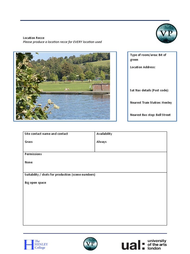 Location Recce 2 | PDF