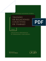 TRATADO DE RELACIONES COLECTIVAS. Tomo 1. Raul Enrique Altamira Gigena PDF