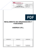 Ager - Rof.r.02 Reglamento de Organización y Funciones
