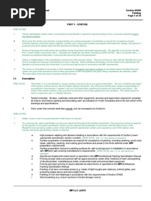 Mpi Painting Manual Pdf Paint Specification Technical Standard