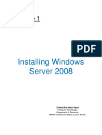 Server2008-Exercise 1 PDF