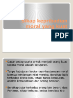 Sikap Kepribadian Moral Yang Kuat9