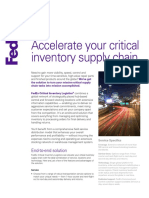 Accelerate Your Critical Inventory Supply Chain: End-To-End Solution