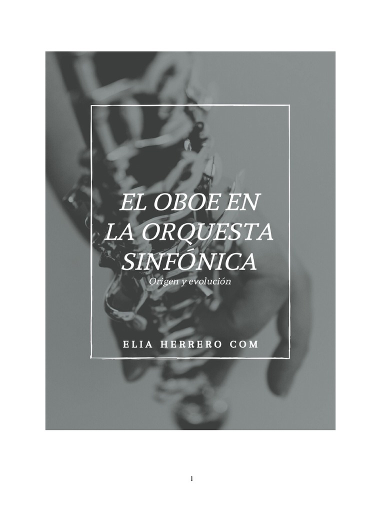 Evolución del Oboe en la Orquesta | PDF | Oboe | Orquestas