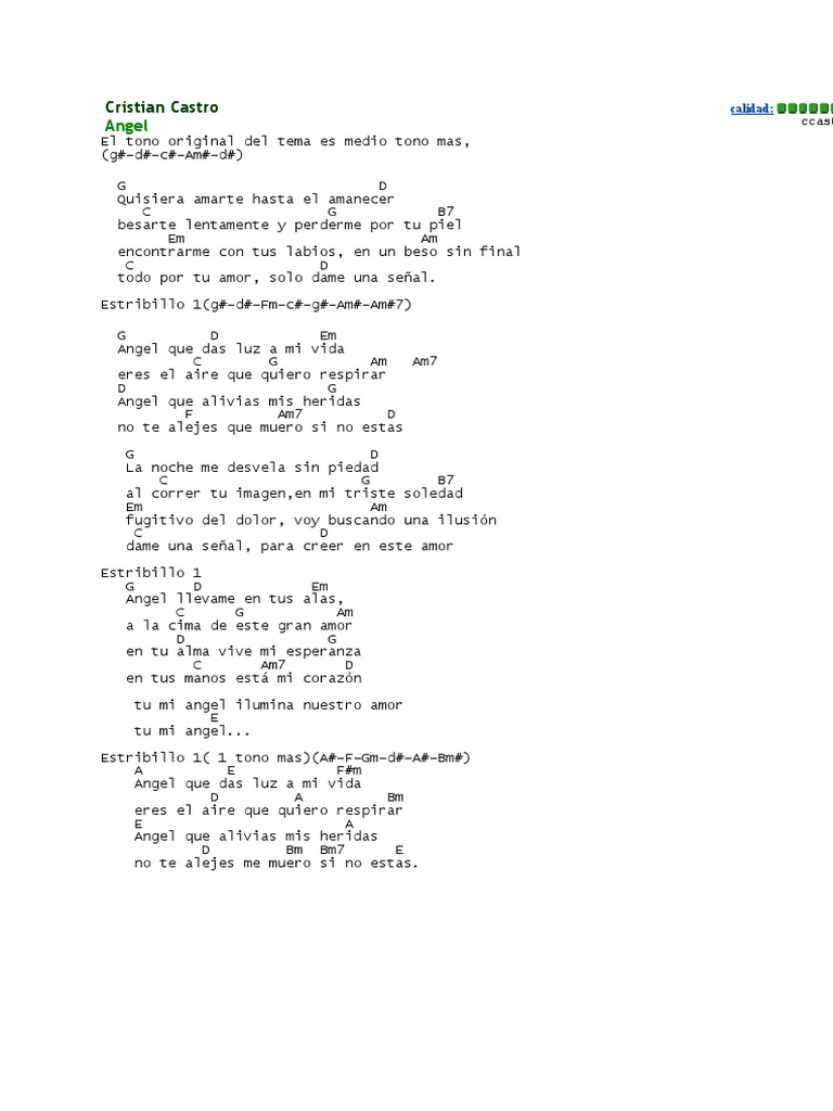 Letras y acordes de 