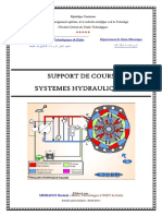 Support de Cours Support de Cours Systemes Systemes Hydr Hydr Uliques Uliques