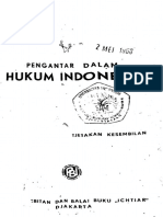 Digital - 20379752-Pengantar Dalam Hukum Indonesia (Tjetakan Kesembilan), 1966 PDF
