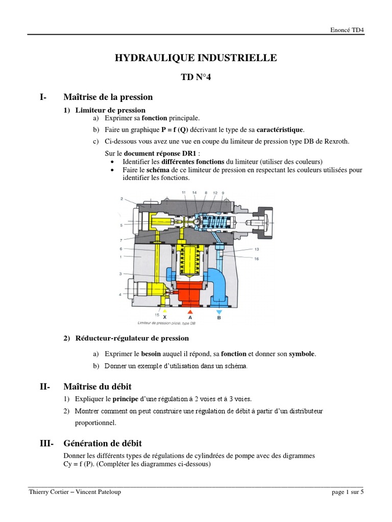 On Considère Le Schéma D une Centrale Hydroélectrique Exercice 9 8 TD 4 Sujet PDF | PDF | Pression | Ingénierie mécanique