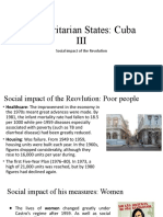 Authoritarian States: Cuba III: Social Impact of The Revolution