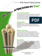 Why CPVC Plastic Piping Systems are Green