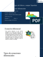 Tipos de Ecuaciones Diferenciales