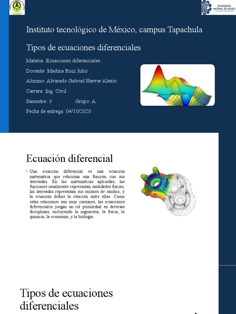 tipos-de-ecuaciones-diferenciales-pdf-ecuaciones-diferenciales