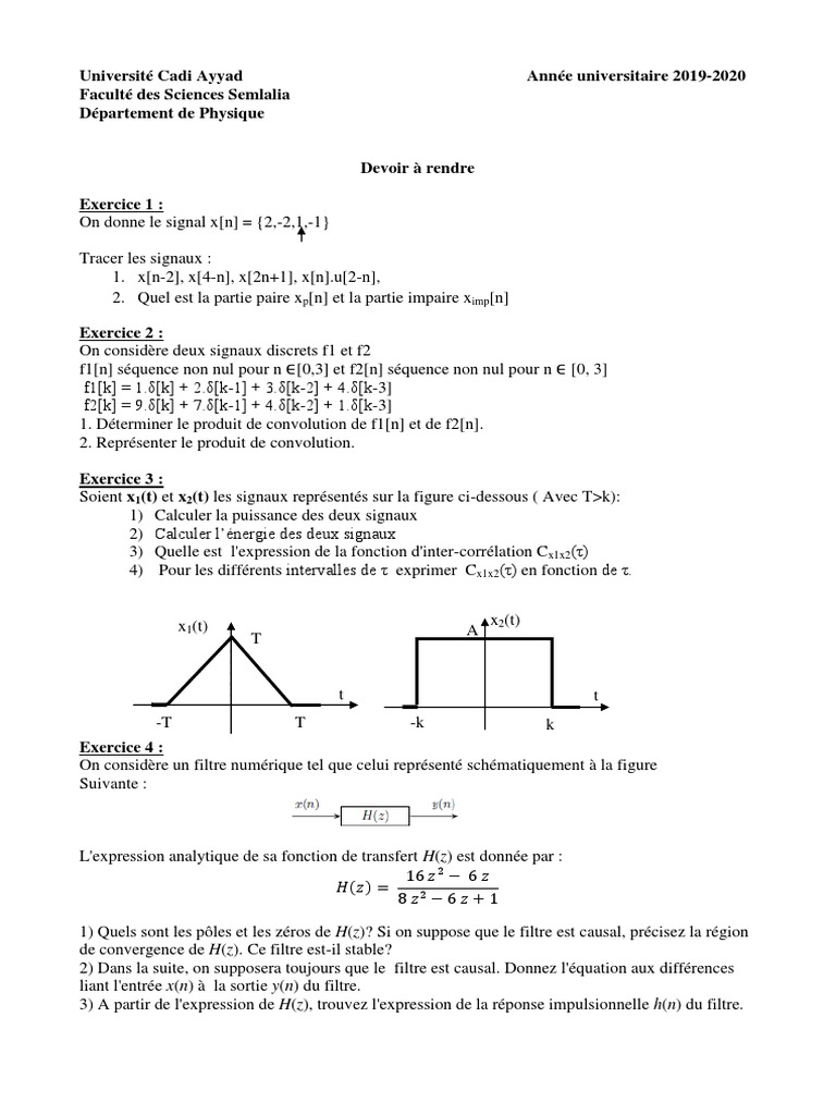 Devoir A Rendre Pdf