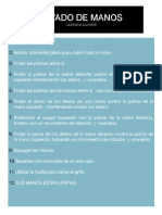 Lavado de Manos Educacion Fisica PDF