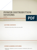 Power Distribution Systems: Noor-ul-Ain, Lecturer, EED, UET Lahore