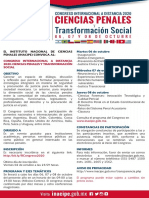 INACIPE Congreso Internacional Ciencias Penales Transformación Social