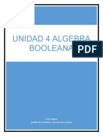 Unidad 4 Algebra Booleana