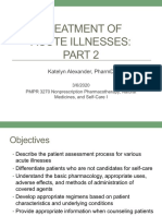 Treatment of Acute Illnesses - Part 2 - 3.6.20 PDF