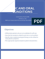Otic and Oral Conditions - 2.14.20 PDF