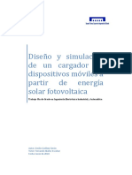 Guillem - Diseño y Simulación de Un Cargador de Dispositivos Móviles A Partir de Energía Solar Fo PDF