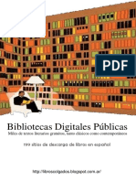 Catálogo de Bibliotecas Digitales Públicas