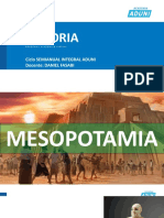 Semianual Integral ADUNI Historia (Mesopotamia) - Semana 2
