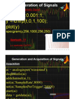 Generation and Acquisition of Signals
