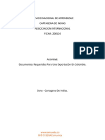 Requisitos Requeridos para Una Exportacion en Colombia