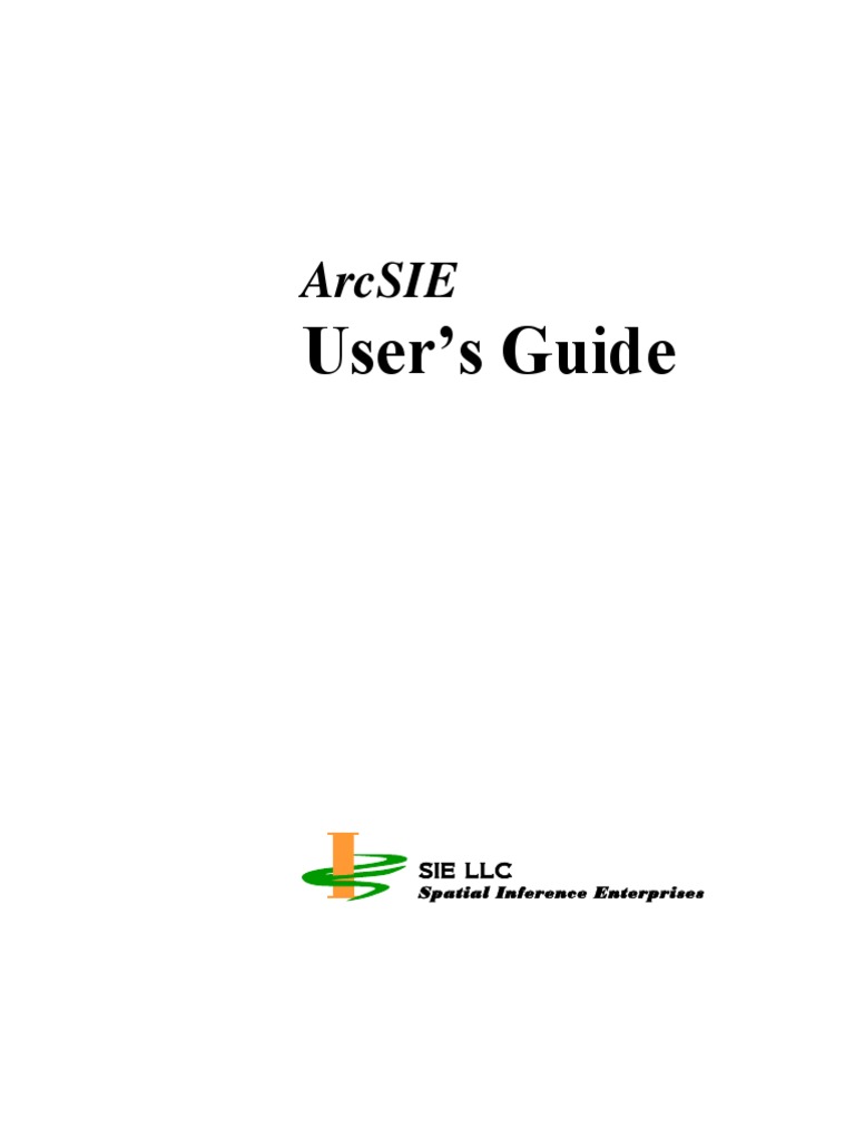 Arcsie: User'S Guide | PDF | Arc Gis | Function (Mathematics)