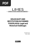 Holocaust and Restitution in Former Yugo PDF