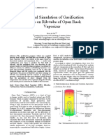 Numerical Simulation of Gasification Process On Rib-Tube of Open Rack Vaporizer