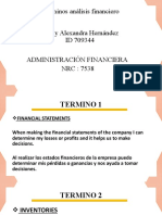 Terminos de Analisis Financiero