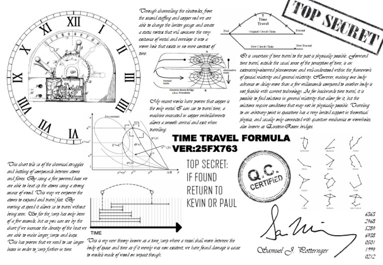 time travel formula pdf