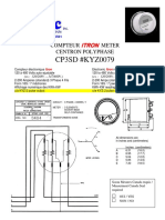 SUB-205R1 Itron Meter PDF
