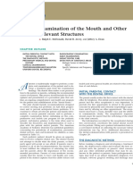 Examination of The Mouth and Other Relevant Structures: Chapter Outline