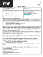 Maths Lesson Plan - 2