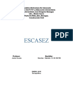 escasez