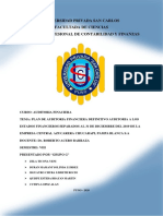 PLAN DE AUDITORIA DIFINITIVO - Grupo G Yeni