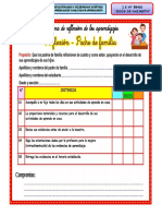 Ficha de Reflexion para Los Padres de Familia PDF